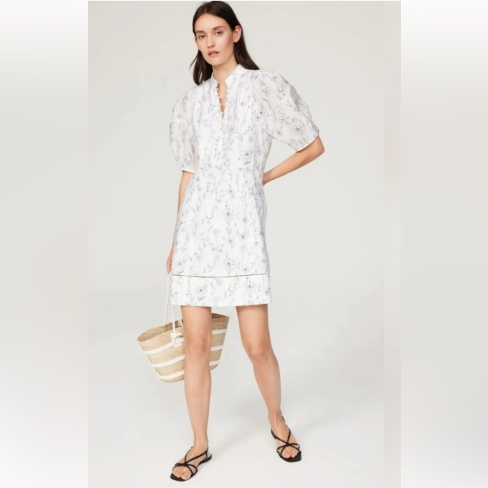 Club Monaco Damen Balloon Sleeves Dress